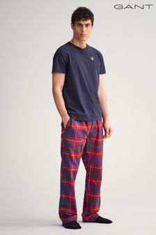 GANT Mens Red Flannel Pyjama Set (D40550) | €56