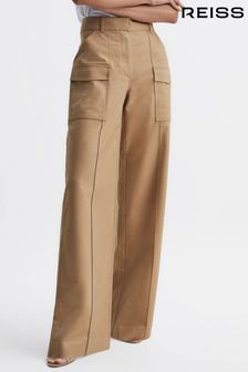 Широкие брюки в стиле боя Reiss Eliana (D40730) | €228