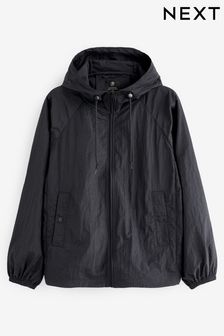 Черный - Легкий непромокаемая куртка-дождевик (D40748) | 22 080 тг