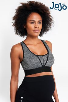 JoJo Maman Bébé Marl Grey Active Maternity & Nursing Bra (D41000) | €40