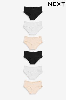 Cotton Rich Knickers 6 Pack