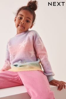 Rainbow Knitted Jumper (3-16yrs) (D41085) | €11 - €13