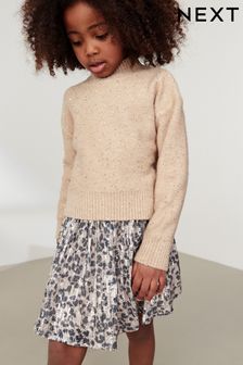 Sweter z cekinami (3-16 lat) (D41086) | 77 zł - 98 zł