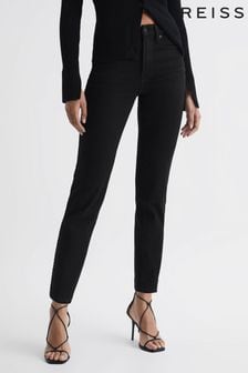Reiss Black Good American Straight Jeans (D41140) | €178