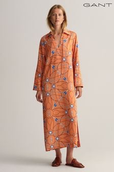 GANT Womens Orange Sailing Print Dress (D41315) | €162
