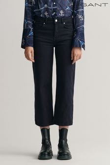 GANT Womens Blue Cropped Wide Colour Jeans (D41326) | BGN 335