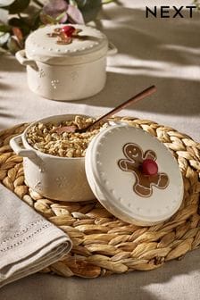 Set of 2 Cream Gingerbread Ramekins (D41400) | kr290
