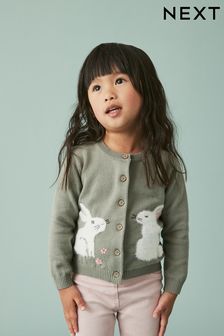 Cardigan à motif lapin (3 mois - 7 ans) (D41504) | €14 - €15