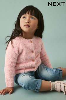 Rosa - Kuschelige Strickjacke (12 Monate bis 7 Jahre) (D41512) | 16 € - 19 €