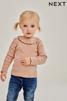 Pullover mit Rüschenkragen (3 Monate bis 7 Jahre) (D41567) | 11 € - 12 €