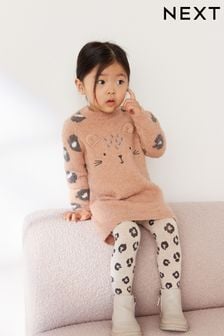 Set mit Pulloverkleid und Strumpfhose (3 Monate bis 7 Jahre) (D41667) | 25 € - 30 €