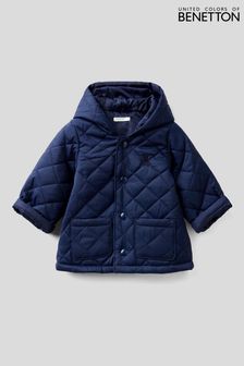 Benetton Quilted Hooded Coat (D41682) | $56