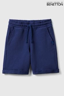 Marineblau - Benetton Jungen Bermuda-Shorts mit Logo und Kordelzug (D41820) | CHF 26