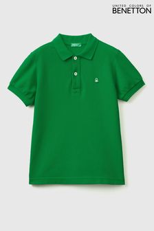 Benetton Boys Logo Polo Shirt