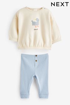 Blue Duck Cosy Baby Sweatshirt And Leggings 2 Piece Set (D41940) | $38 - $44
