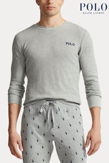 Grau - Polo Ralph Lauren Langärmeliges Shirt mit Waffelstruktur (D42738) | 81 €