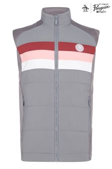 Original Penguin Grey Golf Insulated Mixed Media Vest (D43011) | €51