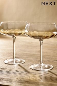 Set Of 2 Kya Champagne Saucers (D43490) | 149 LEI