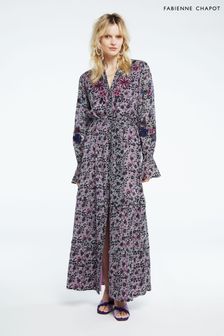 Fabienne Chapot Purple Clapton Floral Maxi Dress (D44642) | 214 €