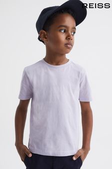 Reiss Lilac Bless Crew Neck T-Shirt (D45158) | $29