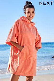 Coral Pink Towelling Changing Poncho (D45160) | 157 zł