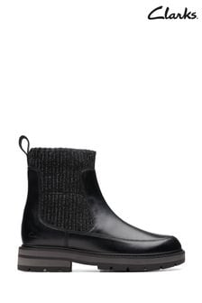 Clarks Black Kids Multi Fit Prague Boots (D45395) | kr990 - kr1 060