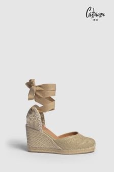 金色 - Castaner Carina包麻邊楔形鞋 (D45711) | NT$5,130
