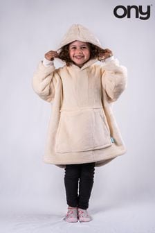 Ony Soft Cosy Fleece Extra Thick Oversized Blanket Hoodie (D45848) | €17