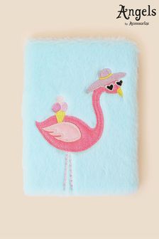 Angels by Accessorize Blue Fluffy Flamingo Notebook (D45934) | €13