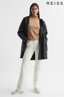 Reiss Black Rains Rains Hooded A-line Jacket (D45988) | HK$1,421