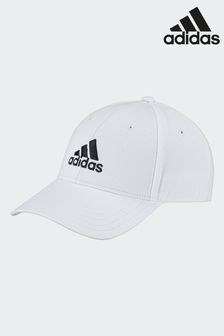 adidas White Performance Cotton Twill Baseball Cap (D46067) | ₪ 91