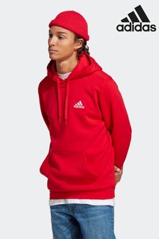 adidas Red Sportswear Essentials Fleece Hoodie (D46102) | 58 €