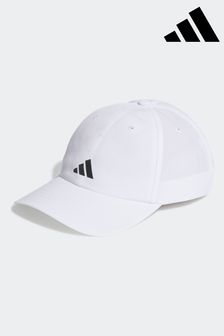 adidas White Performance Running Essentials Aeroready Six-Panel Baseball Cap (D46120) | ₪ 75