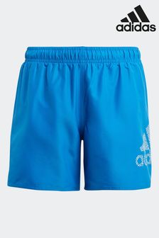 adidas Blue Bos Swim Shorts (D46144) | $63
