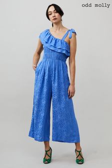 Odd Molly Blue Samira Cornflower Blue Jumpsuit (D46193) | €214