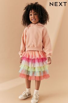 Rainbow Tiered Mesh Skirt (3-16yrs) (D46410) | 22 € - 30 €