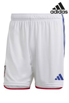 adidas White Japan Home Football Shorts (D46435) | €48