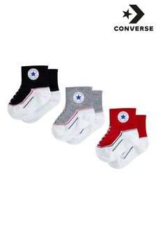 Converse Infant Black Socks 3 Pack (D46485) | €17