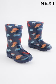 Mornarsko modra z dinozavrom - Gumijasti škornji (D46487) | €9 - €11