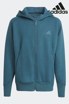 Zielony - Bluza z kapturem Adidas (D46581) | 345 zł