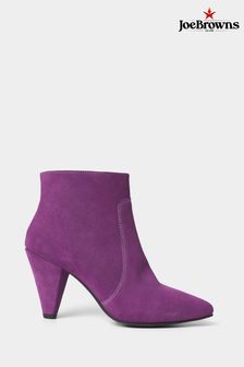 Joe Browns Purple I'm Obsessed Suede Booties (D46655) | €94