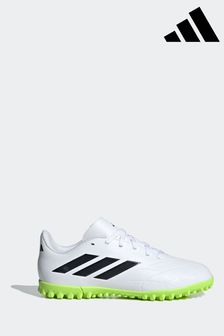 adidas White/Black Kids Copa Pure II.4 Turf Football Boots (D47129) | €48