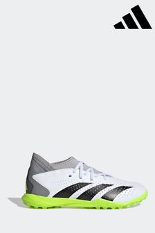 adidas White/Black adidas Sport Performance Kids Predator Accuracy.3 Turf Boots (D47132) | $93