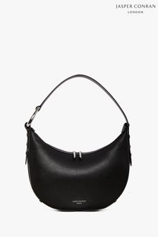 Jasper Conran London Scoop Black Shoulder Bag (D47174) | €281