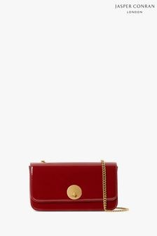 Jasper Conran London Patent Chain Strap Evening Bag (D47190) | $274