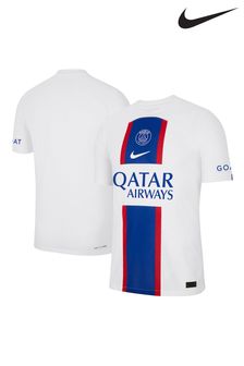 Nike White Paris Saint-Germain Third Vapor Match Football Shirt 2022-23 (D47286) | €165