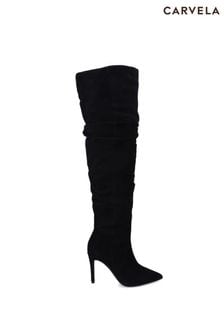 Carvela Spicy Slouch Black Boots (D47325) | ‏1,252 ‏₪