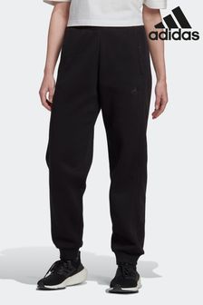 adidas Black Sportswear All Szn Fleece Wide Joggers (D47356) | 247 QAR