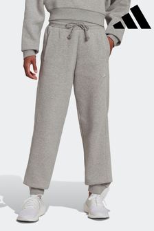 Grey - Adidas Sportswear All Szn Fleece Wide Joggers (D47481) | kr920