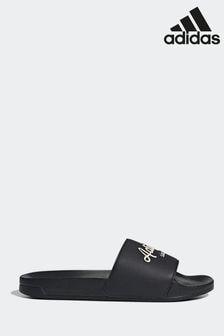 adidas Black Sportswear Adilette Shower Slides (D47531) | AED139